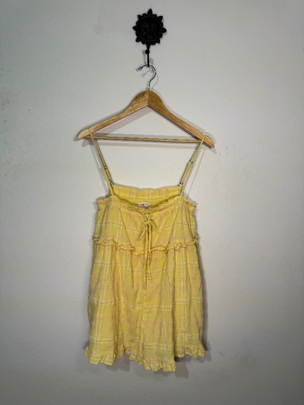 Urban Outfitters Plaid Mini Romper